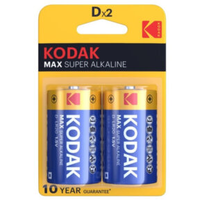 Kodak Max Pila Alcalina D Lr20 Blister*2 887930952841