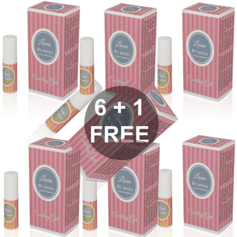 Liona By Moma Vibrador Liquido Exciting Gel 6 + 1 Gratis 6 liona by moma vibrador liquido exciting gel 6 1 gratis