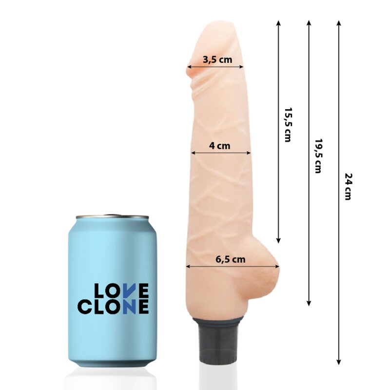 Loveclone Harald Self Lubrication Vibrador 24 cm -O- 4 cm 6 loveclone harald self lubrication vibrador 24 cm o 4 cm 8435565903091