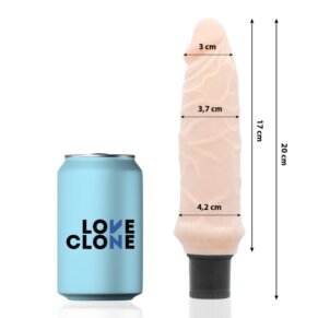 Loveclone Ivar Self Lubrication Vibrador 20 cm -O- 3.7 cm 8435565903053