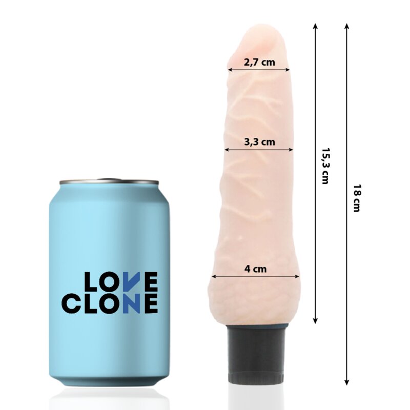Loveclone Sven Self Lubrication Vibrador 18.5 cm -O- 3.3 cm 6 loveclone sven self lubrication vibrador 185 cm o 33 cm 8435565903046