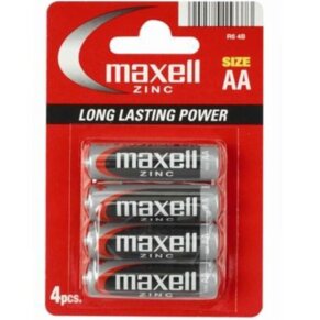 Maxell Pila Salina Manganeso Aa R6 Blister*4 4902580153373