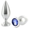 Metal Hard Anal Plug Aliminum Color Cristal Grande 10.16cm 2 Metal Hard Anal Plug Aliminum Color Cristal Grande 10.16cm 8435565914455