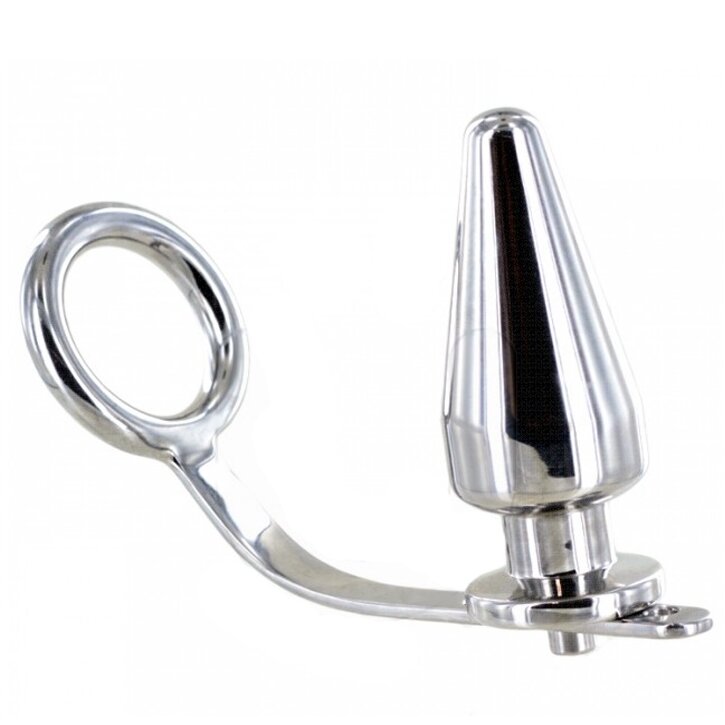 Metal Hard Anillo Acero Con Plug Anal 45 x 45mm 6 metal hard anillo acero con plug anal 45 x 45mm 8435565914912