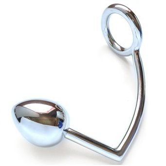 Metal Hard Anillo Con Gancho Anal 50mm 6 metal hard anillo con gancho anal 50mm 8435565914714