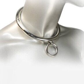 Metal Hard Bdsm Collar Con Argolla 10cm 8435565914677
