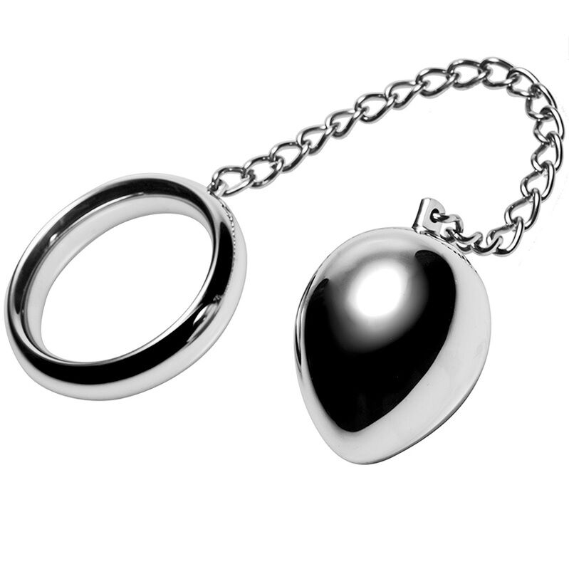 Metal Hard Cock Ring 40mm + Cadena Con Bola Metal 6 metal hard cock ring 40mm cadena con bola metal 8435565914554