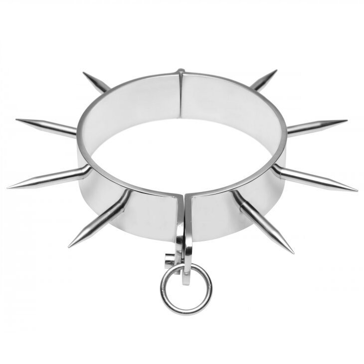 Metal Hard Collar Esclavo Bdsm Con Puntas 6 metal hard collar esclavo bdsm con puntas 8435565915049