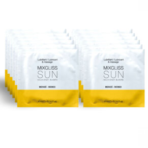 Mixgliss Lubricante Base Silicona Ároma Monoi 12 Monodosis 4ml 3700436022481