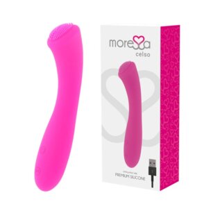 Moressa Celso Masajeador Duo Punto G Y Suero Pelvico Premium Silicone Recargable 8425402155745