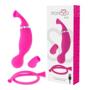 Moressa Kirk Duo Succionador + Masajeador Multi Prestaciones Premium Silicone Recargable 8425402155813