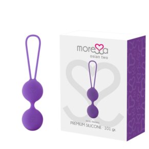 Moressa Osian Two Entrenamiento Suelo Pelvico 101Gr Premium Silicona Lila 8425402155967