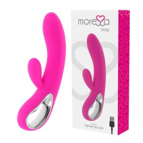 Moressa Troy Masajeador Pnto G Y Clitoris Premium Silicone Recargable 8425402155868