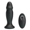 Mr Play Plug Anal Con Vibracion Negro Control Remoto 6959532332360