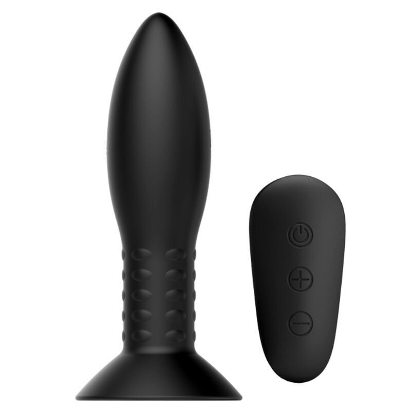 Mr Play Plug Con Bolas Rotadoras Negro Control Remoto 6 mr play plug con bolas rotadoras negro control remoto 6959532331837