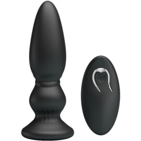 Mr Play Vibrador Potente Control Remoto Anal Plug Negro 6959532332377