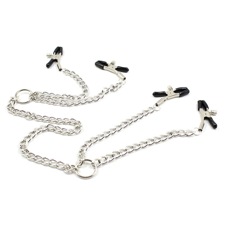 Ohmama Fetish 4 Pinzas Pezones Con Cadenas 6 ohmama fetish 4 pinzas pezones con cadenas 8435565933081