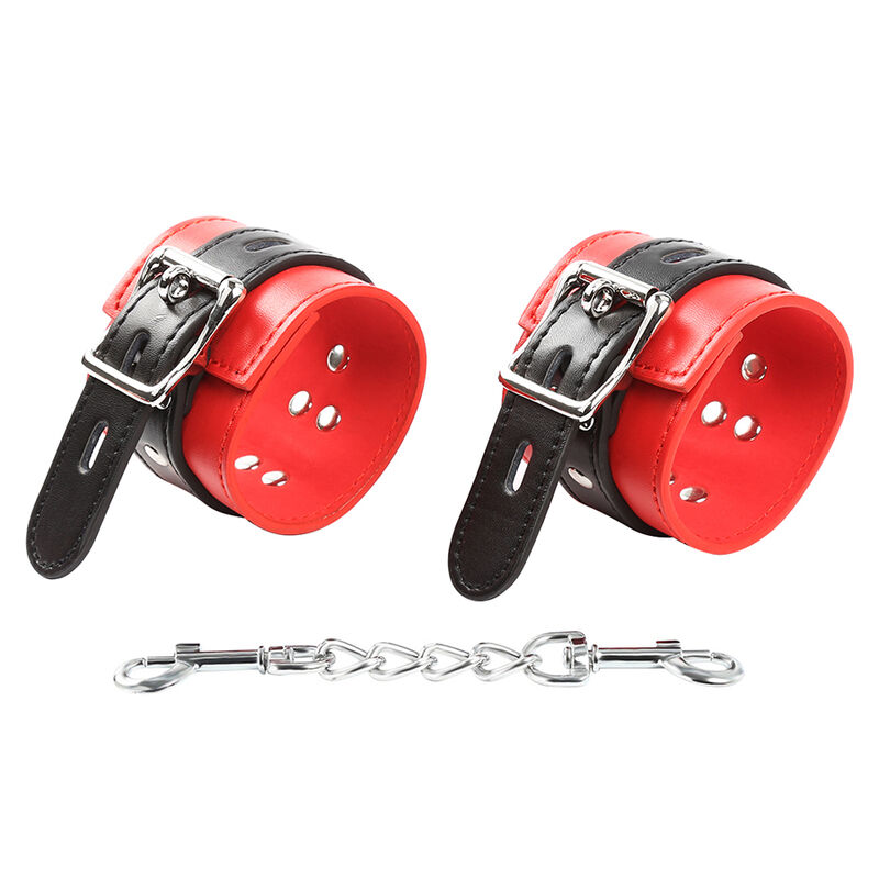 Ohmama Fetish Locking/Buckling Wrist Restraints 6 ohmama fetish lockingbuckling wrist restraints 8435565933753