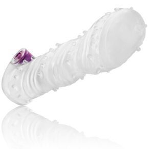 Ohmama Funda Pene Texturada Con Bala Vibradora Punta Ancha 8435565932831