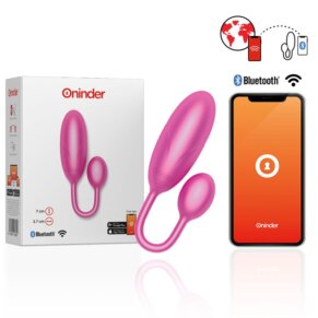 Oninder Denver Huevo Vibrador Rosa 7 x 2.7 cm App Gratuita 8435566039805