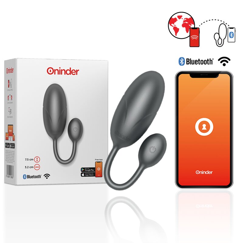 Oninder Tokyo Huevo Vibrador Negro 7.5 x 3.2 cm App Gratuita 4 oninder tokyo huevo vibrador negro 75 x 32 cm app gratuita 8435566039836