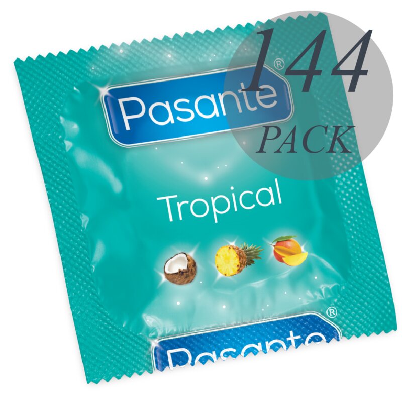 Pasante Preservativos Sabores Tropical Bolsa 144 Unidades 6 pasante preservativos sabores tropical bolsa 144 unidades 5060150680854