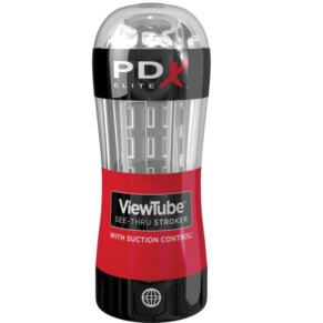 Pdx Elite Masturbador Stroker Viewtube Control Succion Transparente 603912770339