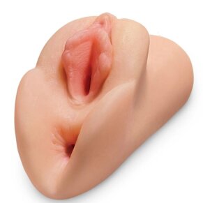Pdx Plus Perfect Pussy Double Stroker Masturbador Vagina Y Ano Natural 603912764352