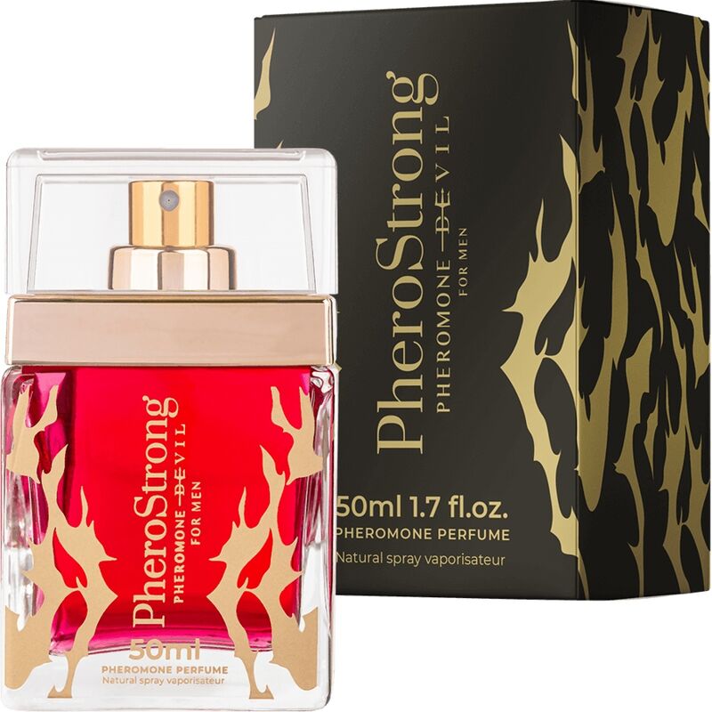 Pherostrong Perfume Con Feromonas Devil Para Hombre 50 ml 6 pherostrong perfume con feromonas devil para hombre 50 ml 5905669259781