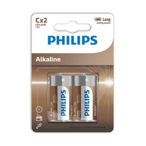 Philips Alkaline Pila C Lr14 Blister*2 4895229108004