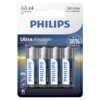 Philips Ultra Alkaline Pila Aa Lr6 Blister*4 8712581550387
