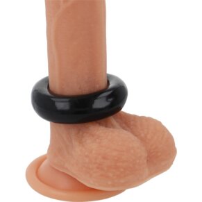 Powering Super Flexible Y Resistente Anillo Pene 5.5cm Pr06 Negro 8435565912550