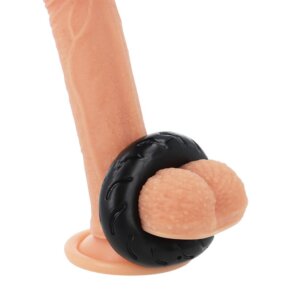 Powering Super Flexible Y Resistente Anillo Pene 5cm Pr08 Negro 8435565912574