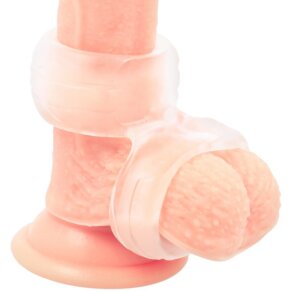 Powering Super Flexible Y Resistente Anillo Pene Doble Pr09 Clear 8435565913397
