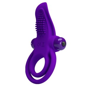 Pretty Love Anillo Vibrador Para Pene Morado 6959532324211