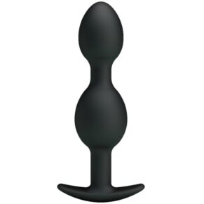 Pretty Love Bolas Anales Silicona 12.5 cm Negro 8435565921330