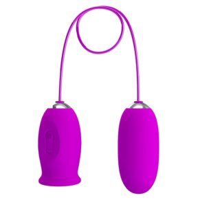 Pretty Love Daisy Huevo Dual Vibrador Recargable Morado 6959532332285