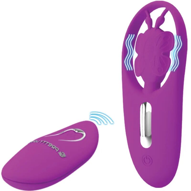 Pretty Love Dancing Butterfly Estimulador Para Braguita Con Control Remoto Lila 6 pretty love dancing butterfly estimulador para braguita con control remoto lila 6959532334005