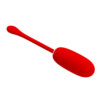 Pretty Love Julius Huevo Vibrador Impermeble & Recargable Rojo 6959532334746