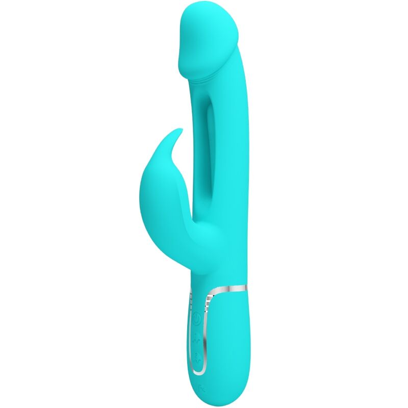 Pretty Love Kampas Vibrador Rabbit 3 En 1 Multifunción Con Lengua Verde Agua 6 pretty love kampas vibrador rabbit 3 en 1 multifuncion con lengua verde agua 6959532335958