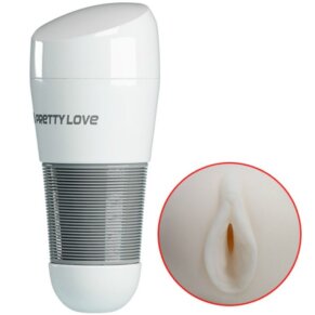 Pretty Love Kitty Masturbador Blanco Vagina 8435565922078