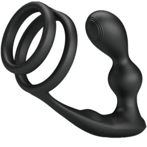 Pretty Love Marshall Anillo Para Pene + Plug Anal Vibratorio & Control Remoto 6959532327960