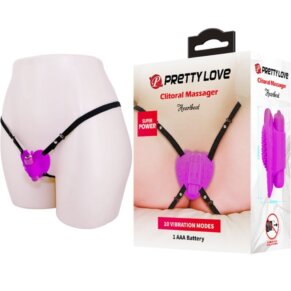 Pretty Love Masajeador De Clitoris Heartbeat 10 Modos De Vibracion Morado 6959532327403