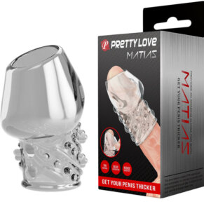 Pretty Love Matias Engrosador Pene Transparente 6959532327663