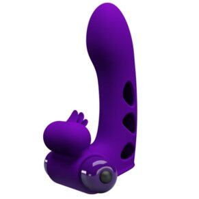 Pretty Love Orlando Funda De Dedo Vibrador Morado 6959532333428