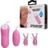 Pretty Love Pinzas Con Vibración Y Eletroshock Rosa 3 Pretty Love Pinzas Con Vibración Y Eletroshock Rosa 6959532334142