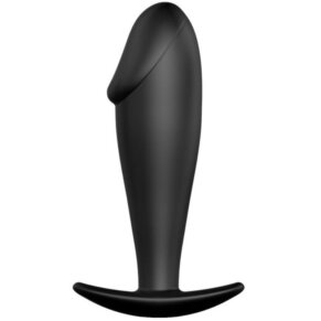 Pretty Love Plug Anal Silicona Forma Pene Negro 8435565921217