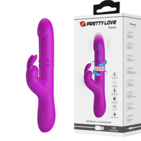 Pretty Love Reese Vibrador Con Rotación Morado 6959532333909