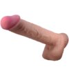 Pretty Love Sliding Skin Series Dildo Realístico Con Ventosa Piel Deslizante Moreno 26 cm 6959532360011