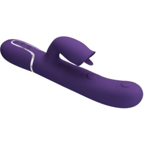 Pretty Love Vibrador Rabbit Con Licking Morado 6959532336153